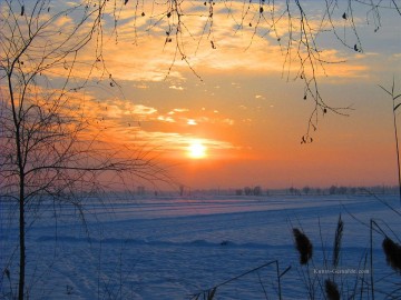  realistisch - Sonnenuntergang im Süden von China im Winter realistisch original